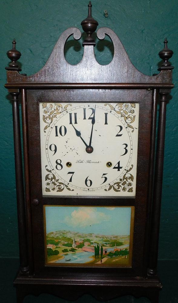 Mahogany Shelf Clock by Seth Thomas (1 of 5)
