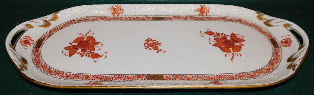 Herend Tray & Herend Bread/Butter Plate (1 of 4)