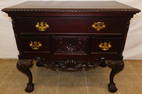 Carved Mahogany Chippendale Style Lowboy