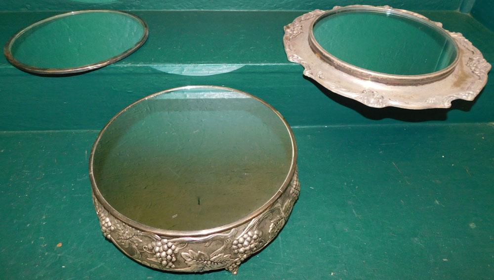 3 Silverplated Plateaus (1 of 3)