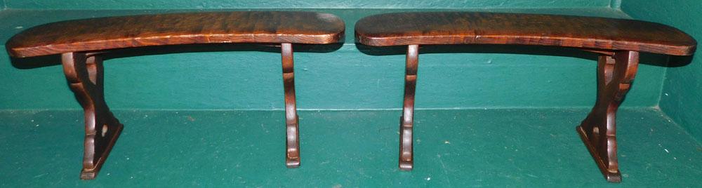 Pair of Carved Oriental  Foot Stool (1 of 4)