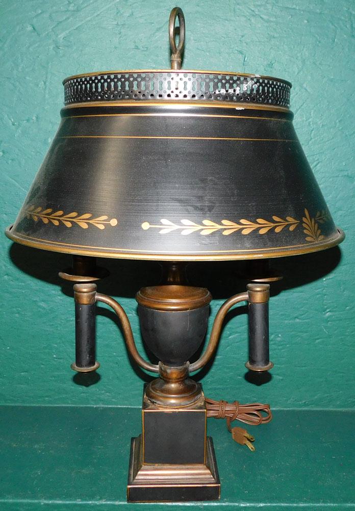 Painted Tole Lamp (1 of 3)