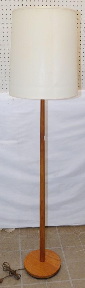 Mid Century Modern Swedish Teakwood Floor Lamp (1 of 3)