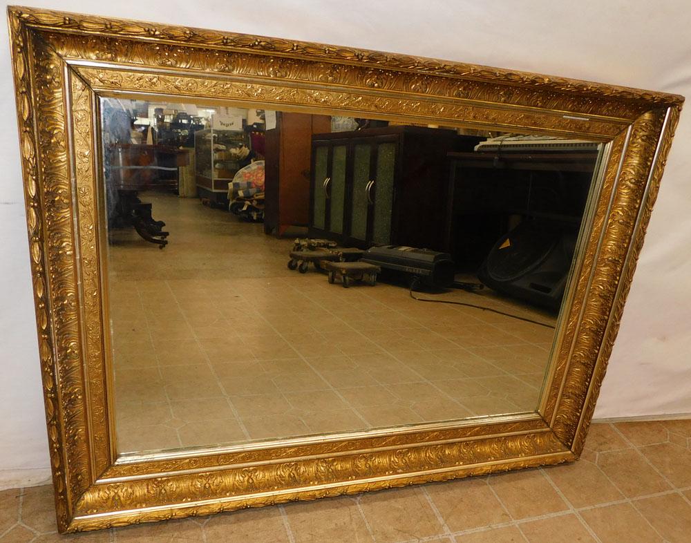 Antique Gilded Framed Mirror (1 of 4)