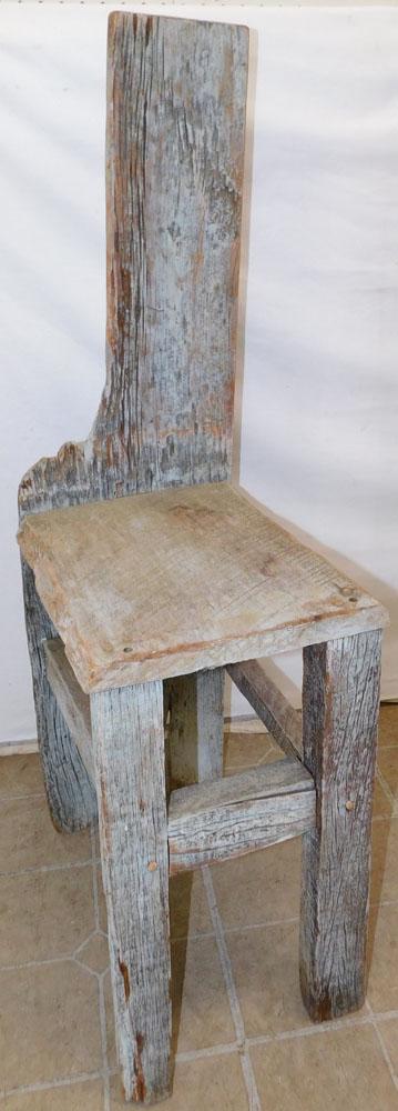 Antique Painted Primitive Stool (1 of 3)