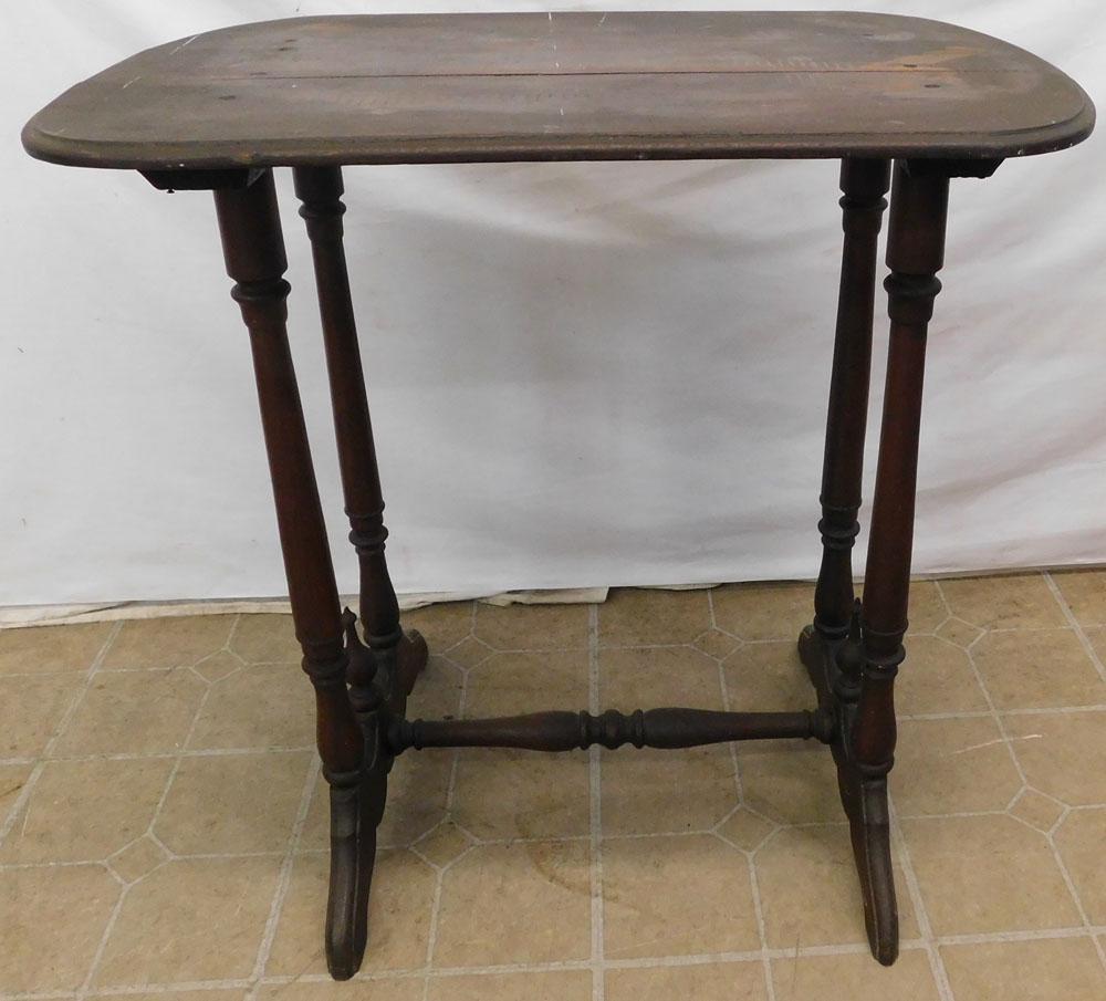 Antique Walnut Tea Table (1 of 3)