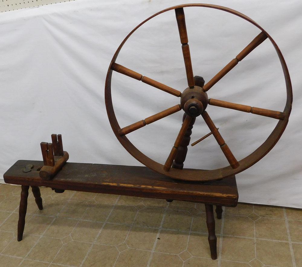 Antique Flax Wheel (1 of 3)