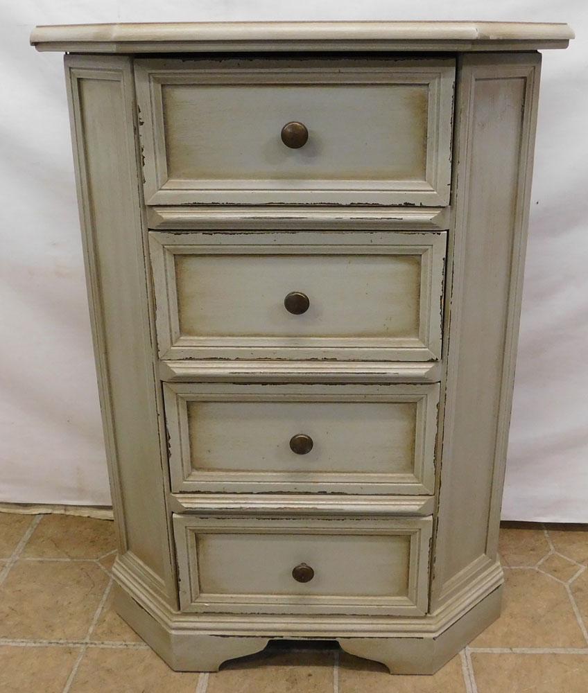 Painted 4 Drawer Night Stand (1 of 5)
