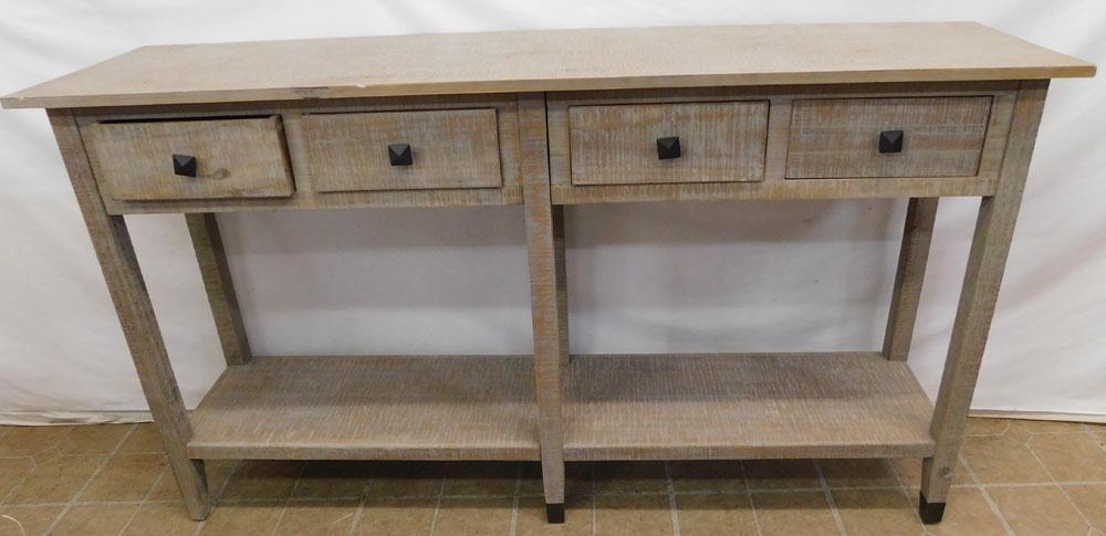 Painted 4 Drawer Console (1 of 3)