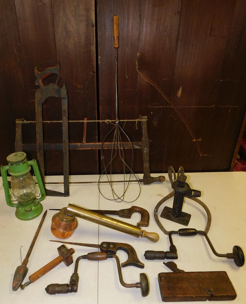 Lot Antique Tools Auction
