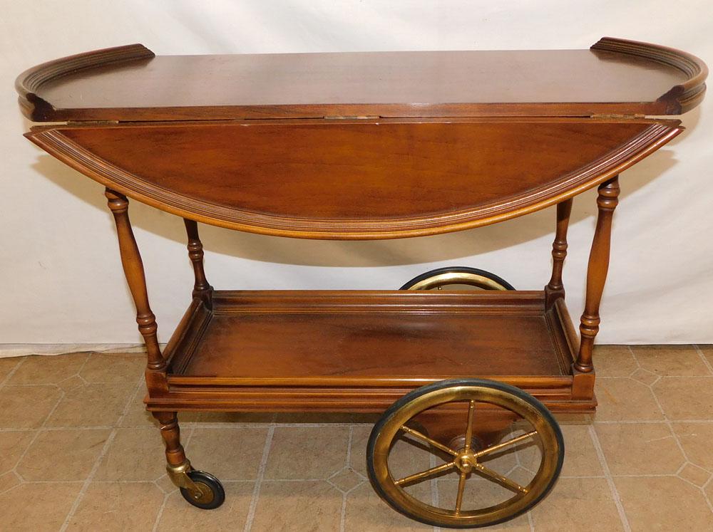 Cherry Drop-Leaf Tea Cart (1 of 5)