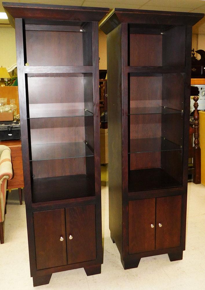 Pair of Modern Bookcases (1 of 7)