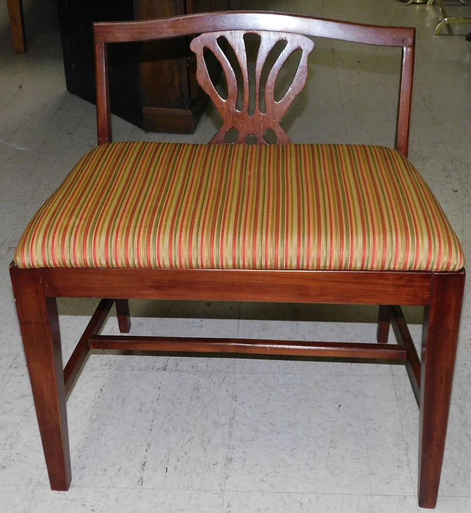 Mahogany Vanity Bench (1 of 2)