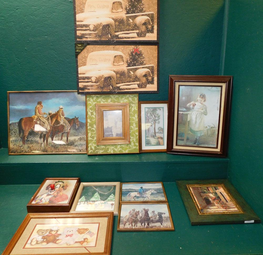 Lot Of Framed Prints Auction