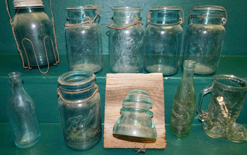 Lot of Canning Jars & Vintage Bottles (1 of 3)