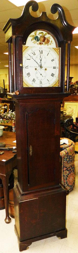 19th Century English Oak 8 Day Grandfather Clock by Alex Mcbeth - Fraserburgh (1 of 4)