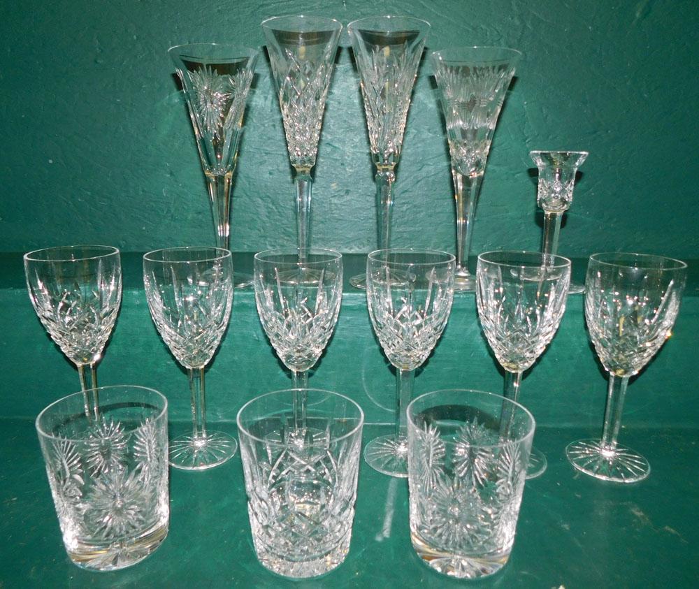 14 Pieces of Waterford Crystal Stemware (1 of 4)