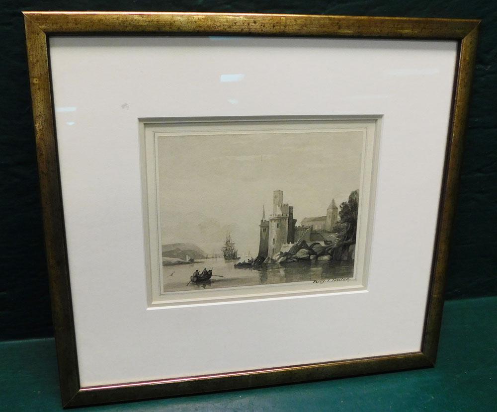 Small Framed Watercolor Signed Percy S. Easton (1 of 4)