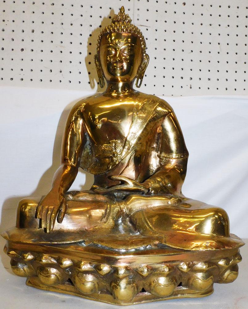 Cast Brass Buddha (1 of 6)