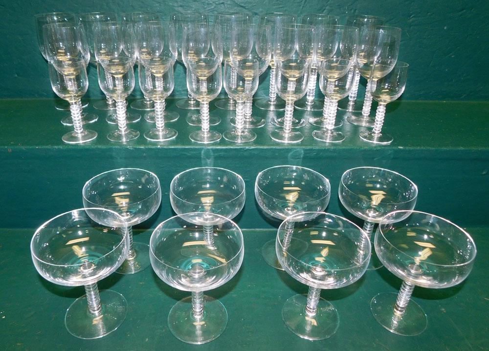 32 Pieces of Rosenthal Crystal Stemware (1 of 3)