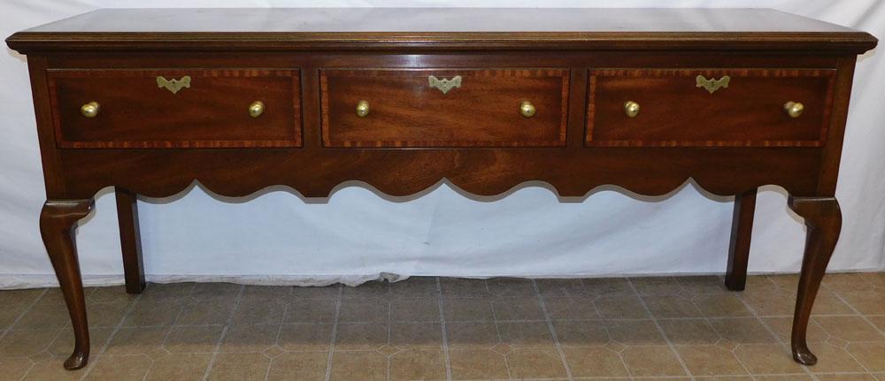 Mahogany Queen Anne Style Sideboard by CW Kittinger (1 of 8)