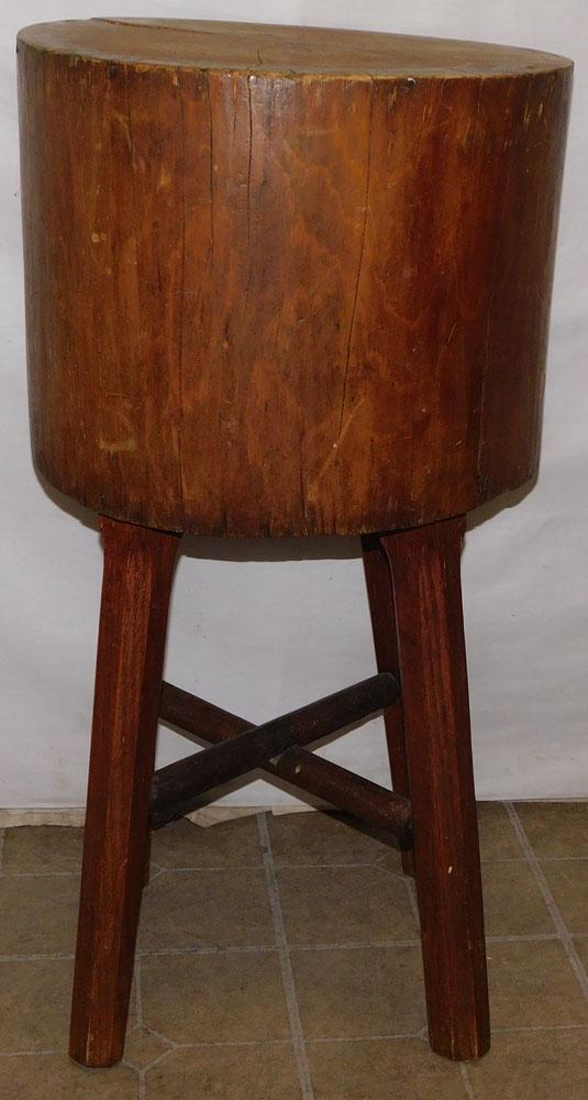 Antique Tree Stump Butcher Block (1 of 4)