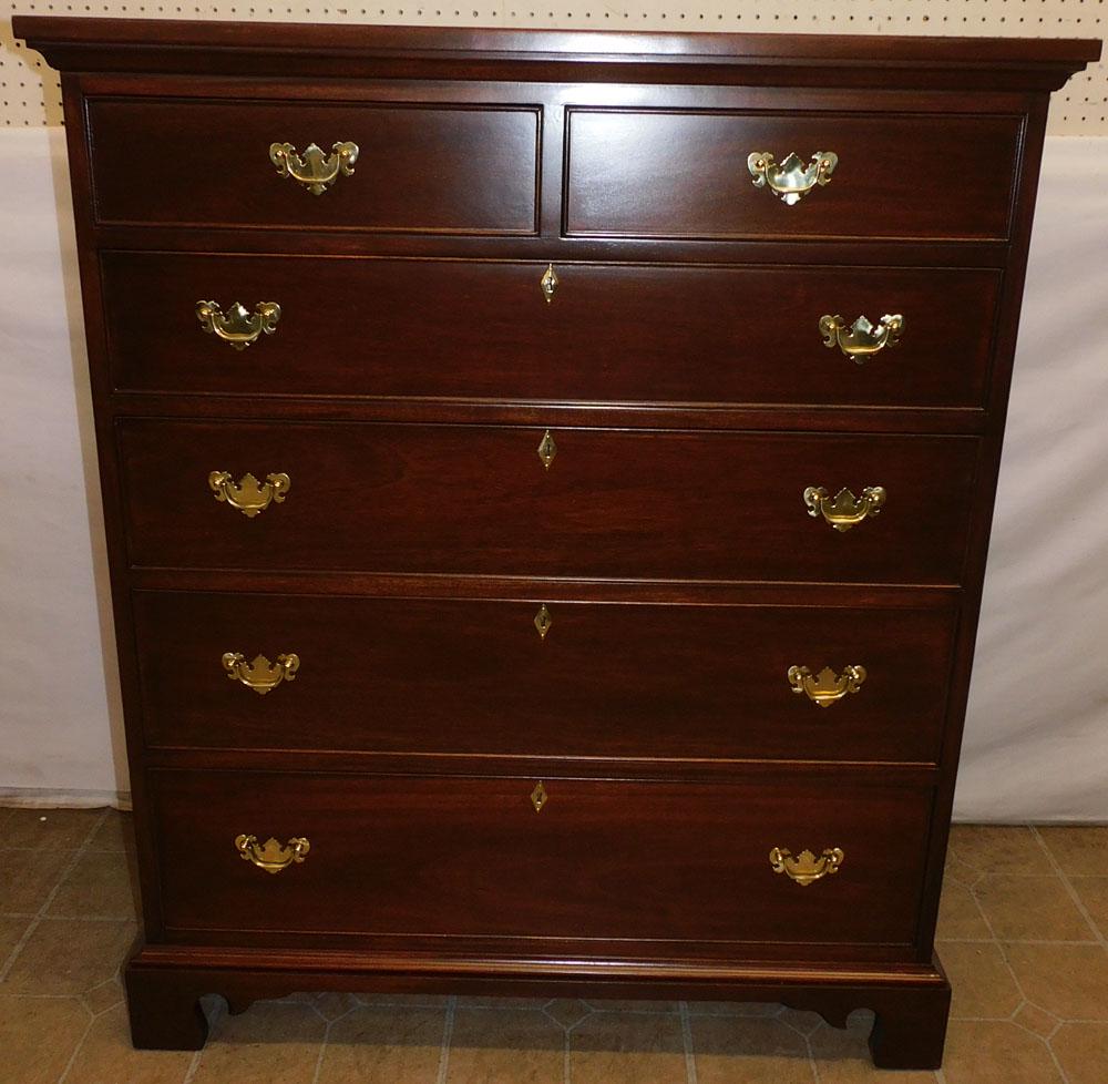 Mahogany 2/4 Drawer Chest by Craftique (1 of 9)