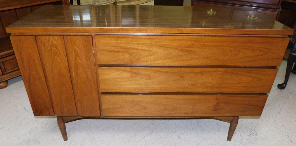 Walnut Mid Century Modern Credenza by Dixie (1 of 7)