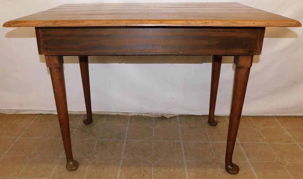 Small Walnut & Pine Farm Work Table (1 of 3)