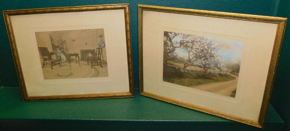 Two Wallace Nutting Framed Prints (1 of 8)