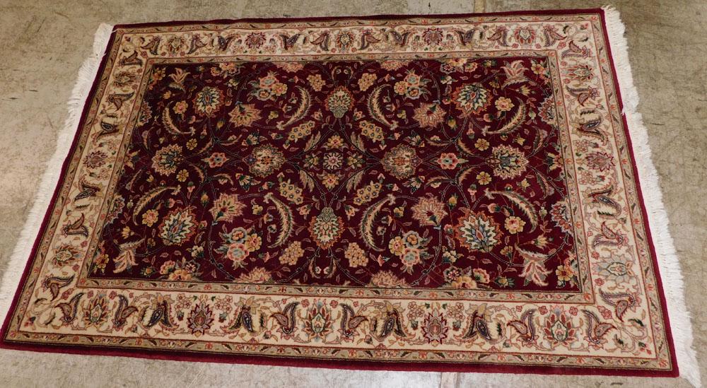 4' 0" X 6' 2" Hand Made Oriental Rug (1 of 4)