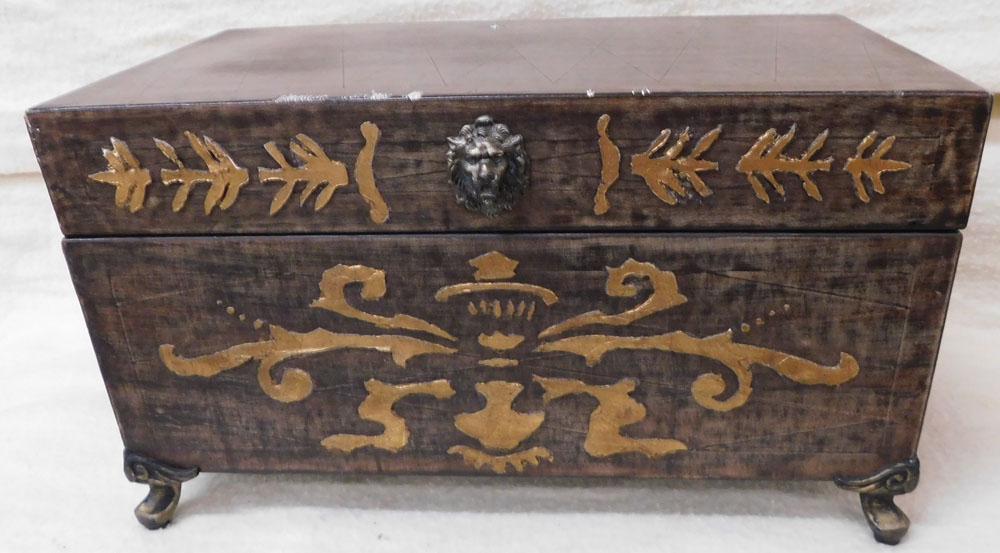 Paint Decorated Modern Box (1 of 5)