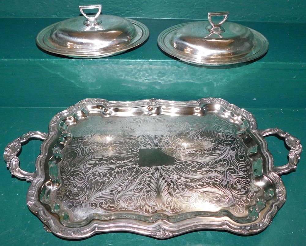 Three Silver Plate Items (1 of 3)