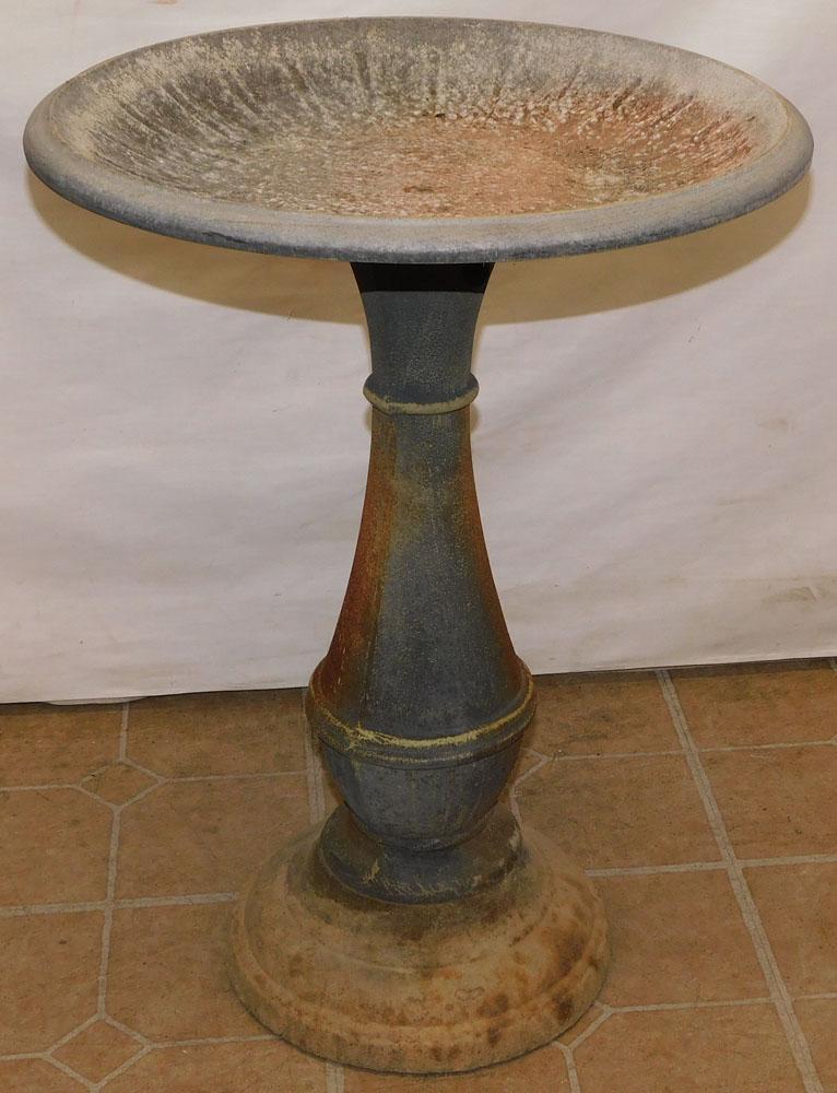 Cast Aluminum Bird Bath (1 of 3)