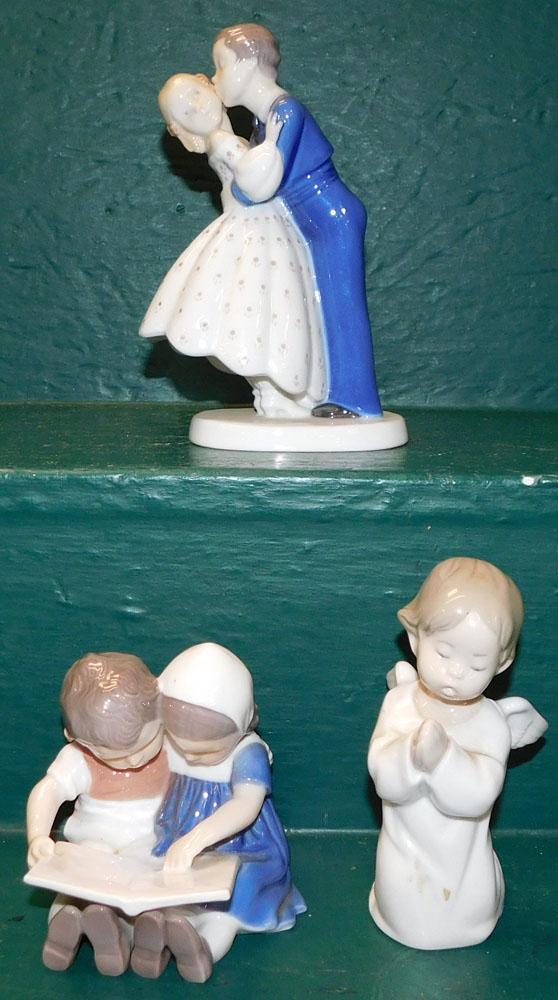 Two Danish Figurines And Lladro Figure (1 of 2)