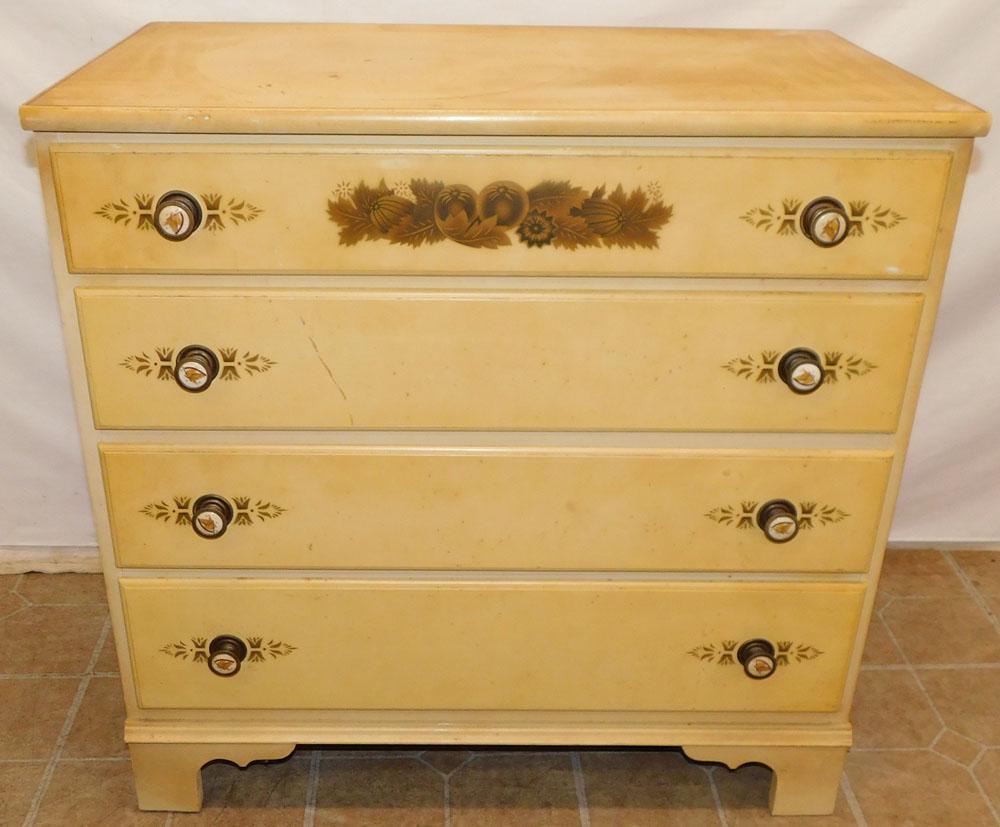 Painted Hitchcock Four Drawer Chest (1 of 5)