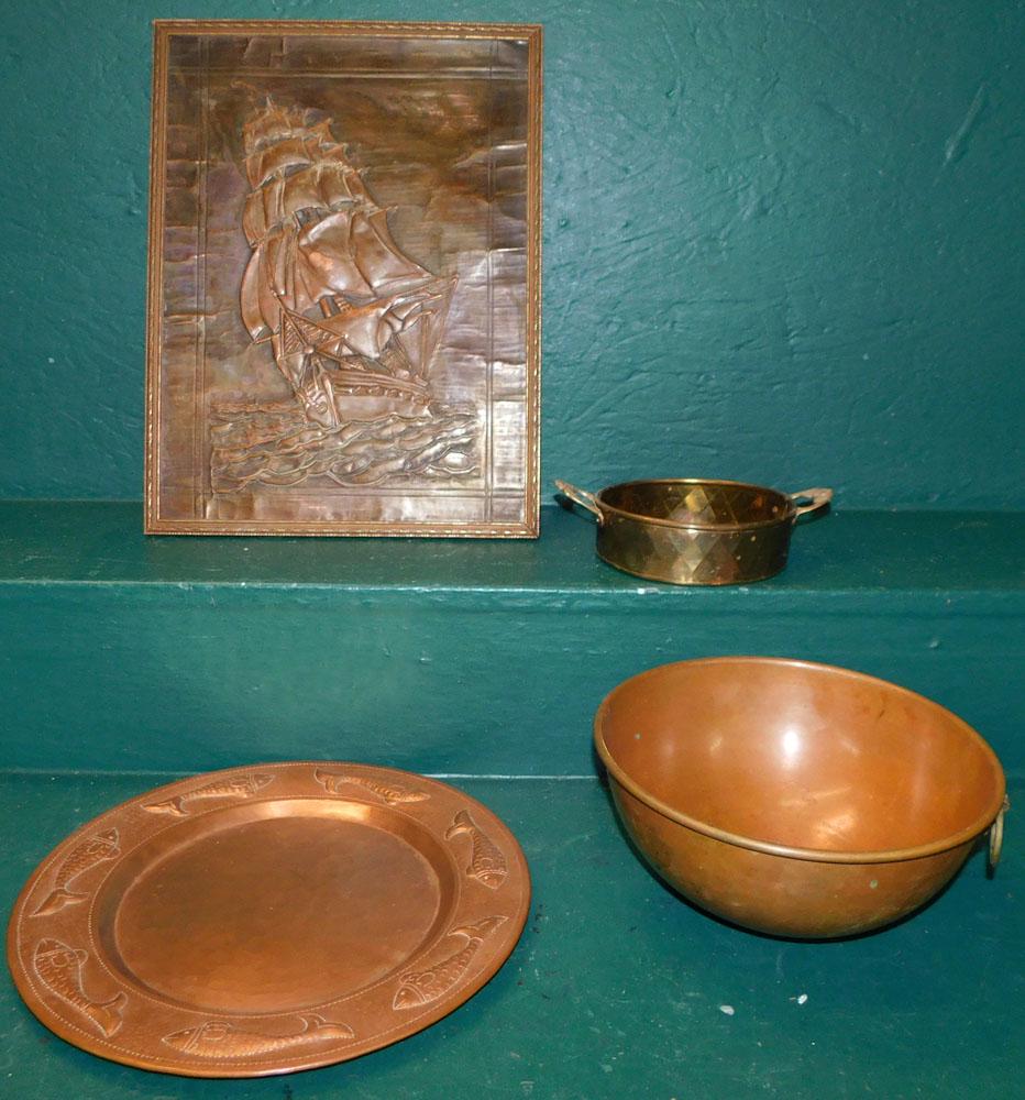 Lot Copper & Brass Items (1 of 2)