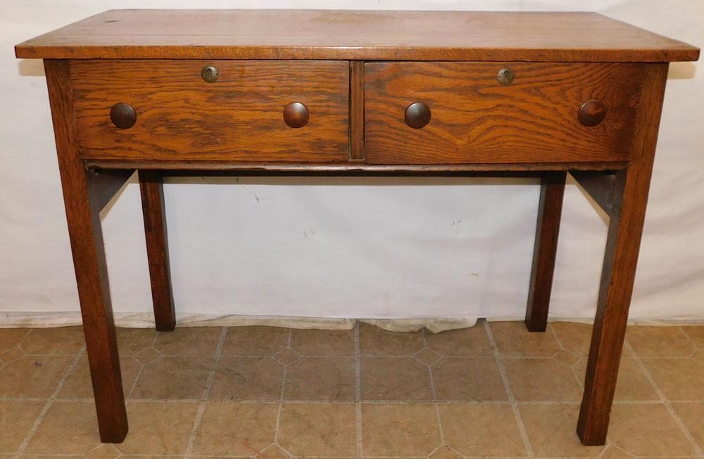 Antique Oak Desk (1 of 5)