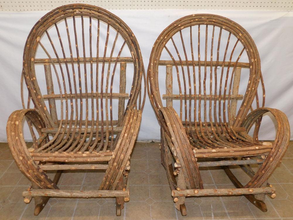 Pair Adirondack Rocking Chairs (1 of 2)