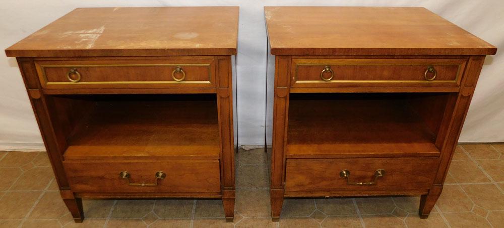 Pair Cherry Night Stands By Kindel (1 of 8)