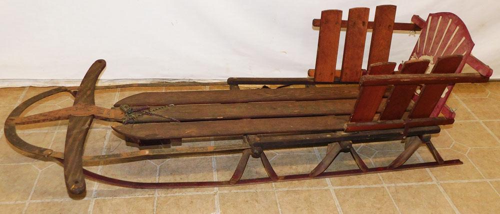 Antique Snow Sled (1 of 4)