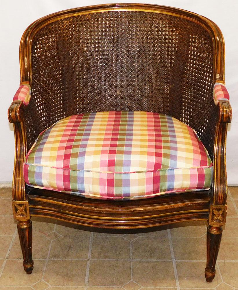 French Cane Back Arm Chair (1 of 7)