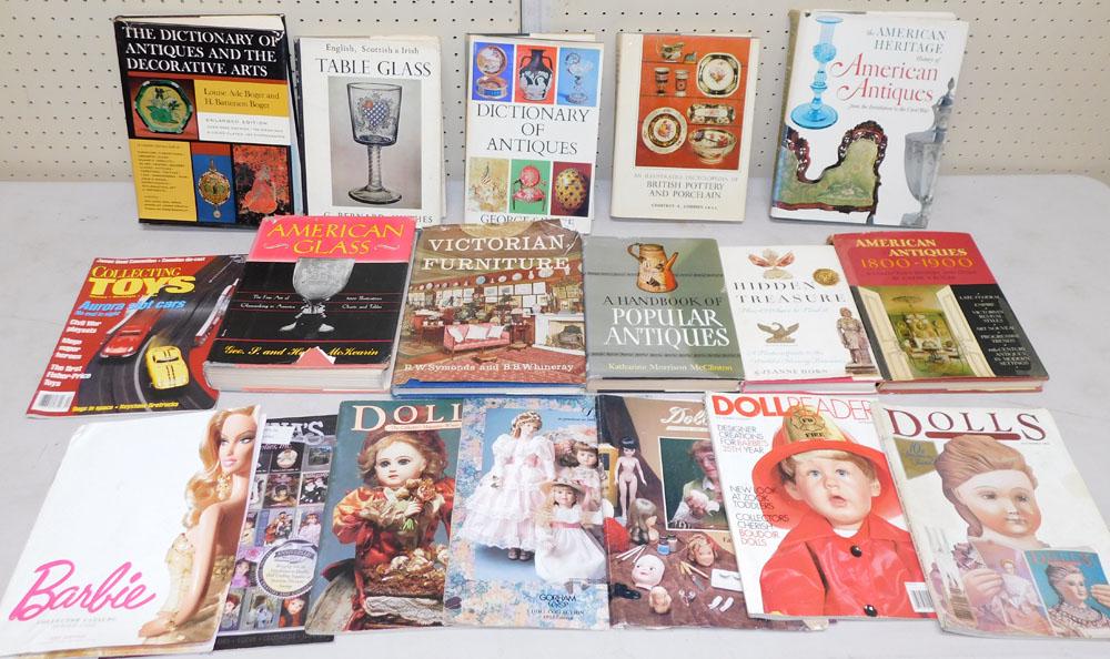 Lot of Antique Reference Books & Doll Reference Magazines (1 of 6)