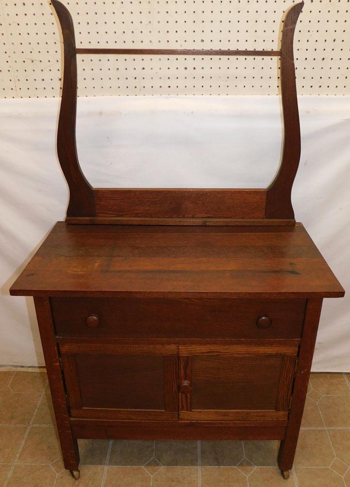 Antique Oak Wash Stand (1 of 7)