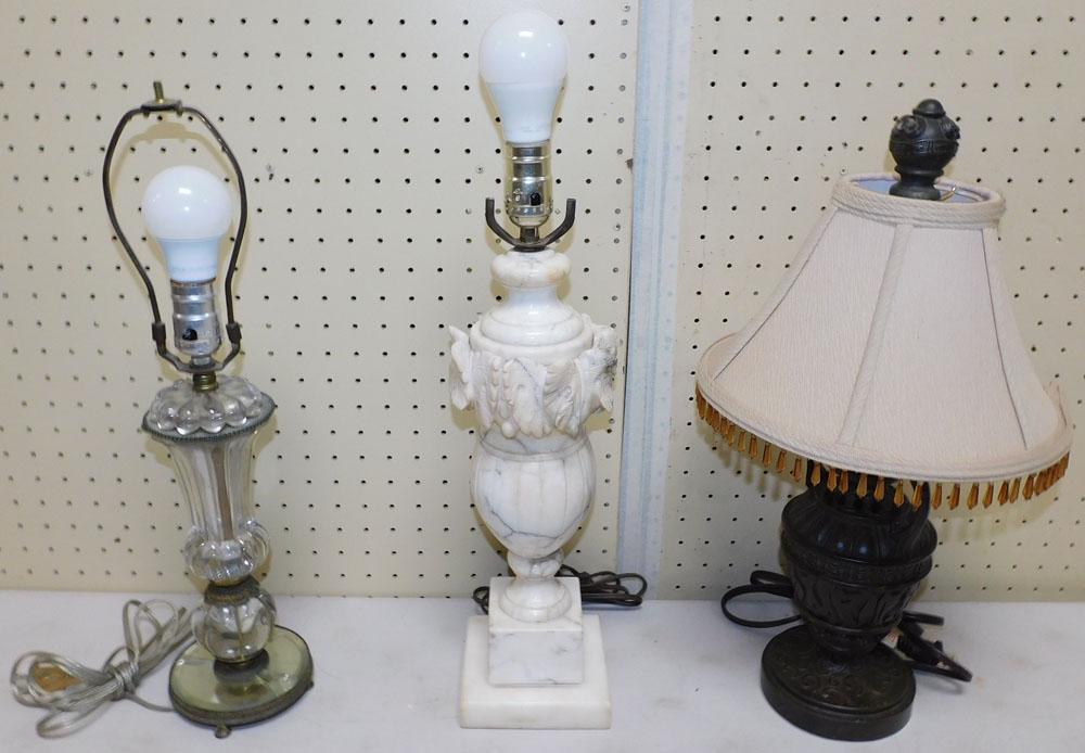 Lot Three Lamps (1 of 5)