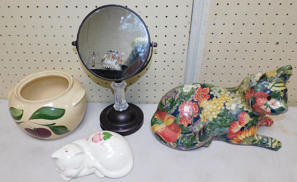 Lot Porcelain Cats - Misc. Items (1 of 3)