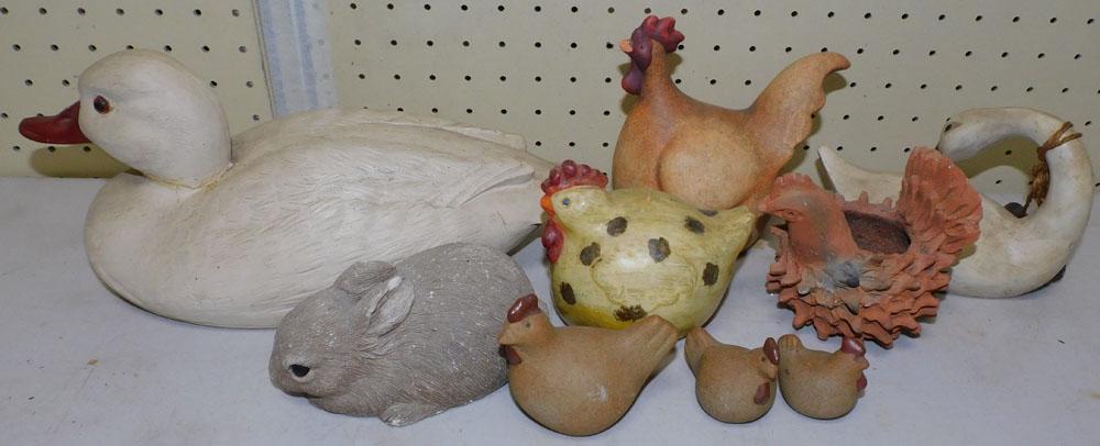 Lot Ceramic & Composite Animals (1 of 3)