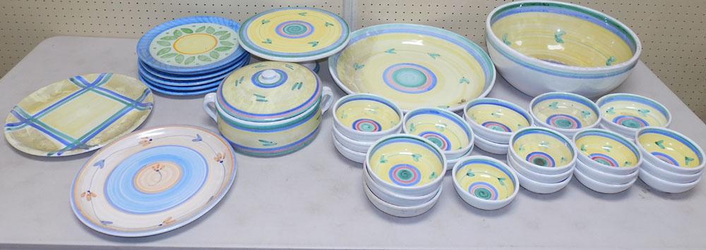 Lot Italian Painted Porcelain Items (1 of 6)