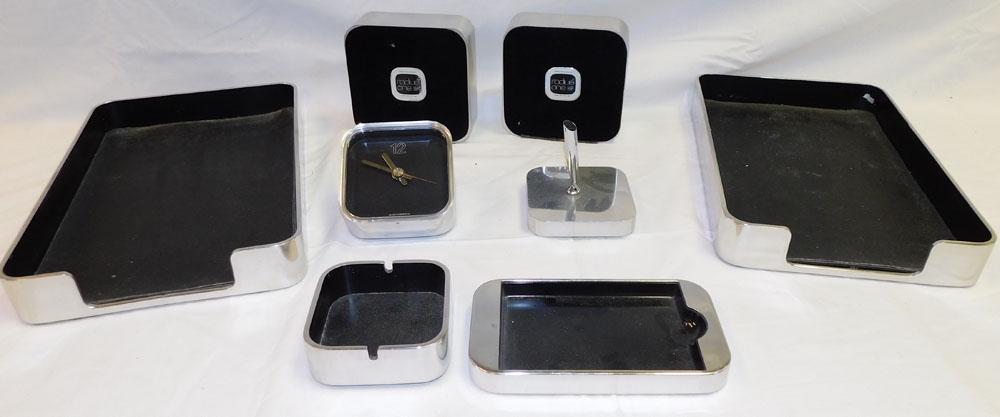 8 Pc Mid Century Modern Desk Set (William Skarloff) (1 of 3)