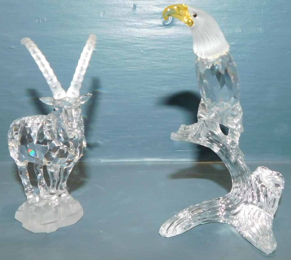 Swarvoski Crystal Mountain Goat & Eagle (1 of 2)